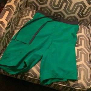 Merona, Cyan swim shorts. Small, kids